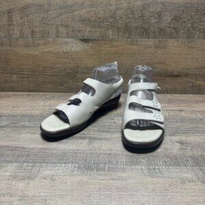SAS Quatro Bone Leather Slingback Sandals Women's Size 11